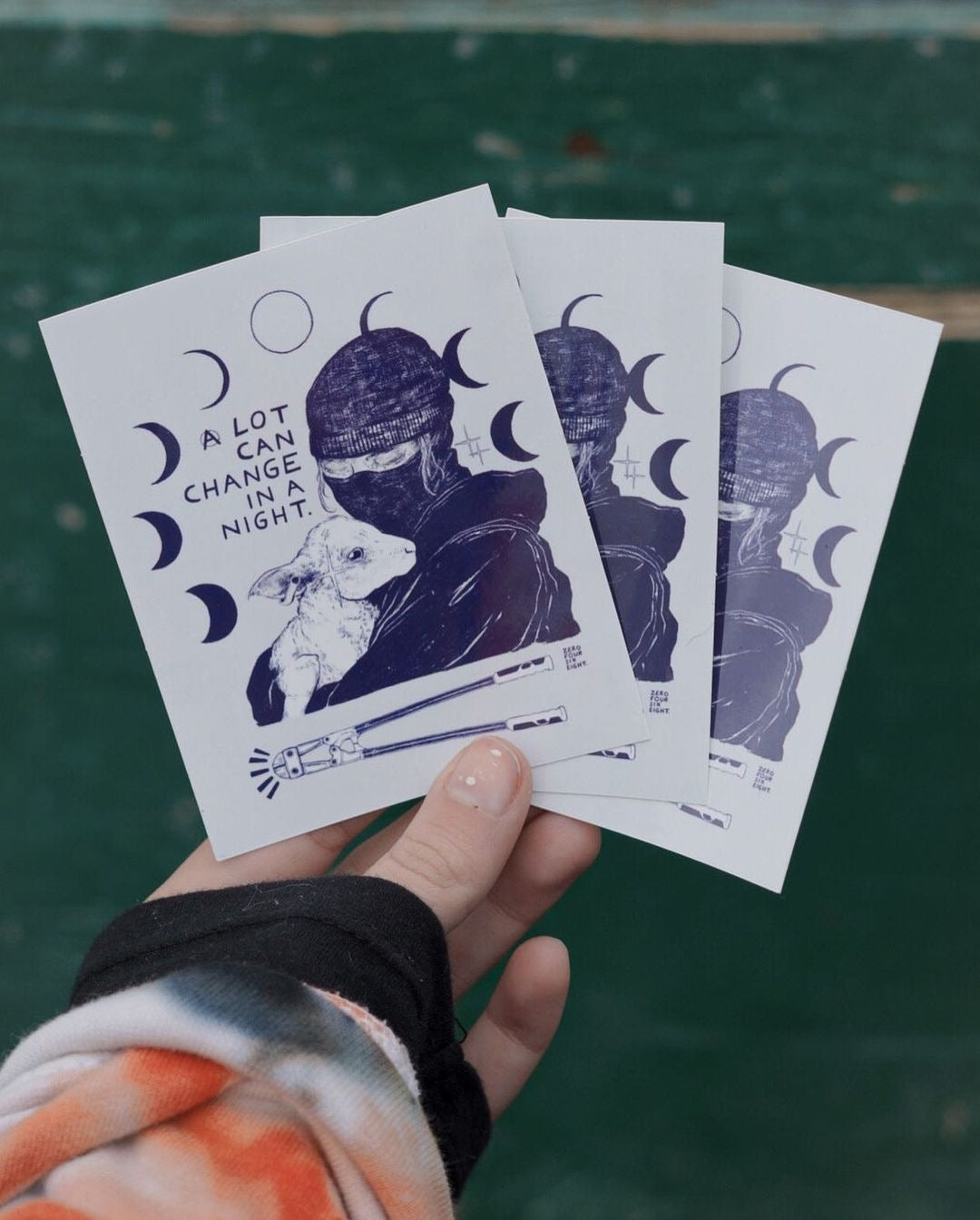 “A LOT CAN CHANGE IN A NIGHT” Vinyl Sticker