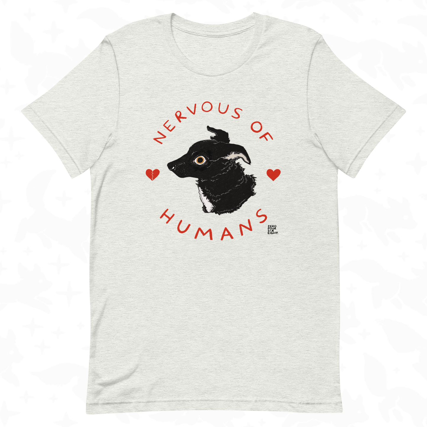 "NERVOUS OF HUMANS" Unisex T-Shirt